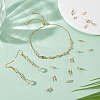 Unicraftale 60Pcs 3 Styles Brass Pave Clear Cubic Zirconia Connector Charms FIND-UN0004-42-3