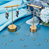 Beebeecraft 30Pcs Brass Micro Pave Clear Cubic Zirconia Earring Hooks KK-BBC0005-14-4