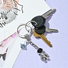 Alloy Enamel & Rhinestone Keychain KEYC-YW00044-6