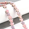 Baking Paint Synthetic Turquoise Beads Strands G-H060-07A-2