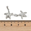 Brass Micro Pave Cubic Zirconia Pendants KK-C093-17A-P01-3