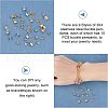 Unicraftale 90Pcs 9 Style 304 Stainless Steel Peg Bails Pendants STAS-UN0026-41-5