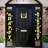 Polyester Hanging Sign for Home Office Front Door Porch Decorations HJEW-WH0023-029-4