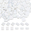 300Pcs 2 Styles 2-Hole Opaque Colours Glass Seed Beads SEED-HS0001-06B-1