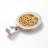 304 Stainless Steel Pendants STAS-L241-027GP-2
