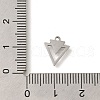 304 Stainless Steel Charms STAS-S144-01P-F-3