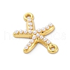 304 Stainless Steel Connector Charms STAS-E550-37G-2