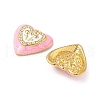 304 Stainless Steel Rhinestone Pendants STAS-U057-06G-01-2