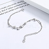 S925 Sterling Silver Box Chain Multi-strand Bracelets FS-WGFF458-01-4