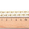 304 Stainless Steel Textured Oval Link Chains CHS-N005-06G-G-3