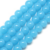 Imitation Jade Glass Beads Strands GR6mm68Y-1