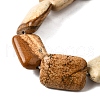Natural Picture Jasper Beads Strands G-S386-A14-4