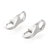 Anti-Tarnish Rhodium Plated 925 Sterling Silver Lobster Claw Clasps STER-K172-01P-2