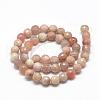 Natural Sunstone Beads Strands G-R447-12mm-02-2