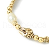 Mother's Day Jewellery Adjustable Natural Cultured Freshwater Pearl & Shell Braided Bead Bracelets BJEW-JB09890-3