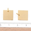 304 Stainless Steel Stamping Blank Tag Charms STAS-I311-28G-4