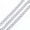 Handmade Alloy Oval Link Chains LCHA-N01-03-1
