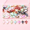 100Pcs Acrylic Pendants PALLOY-FS00028-9
