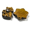 Natural Tiger Eye Carved Cabochons G-U006-02-2