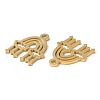 Ion Plating(IP) 304 Stainless Steel Pendants STAS-Q303-19G-2