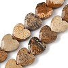 Natural Picture Jasper Beads Strands G-D316-B12-2