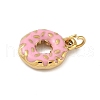 304 Stainless Steel Enamel Pendants STAS-M120-03B-G-2
