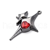 Gothic Rack Plating Alloy Pendants PALLOY-V002-12B-01-2