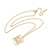 304 Stainless Steel Necklace NJEW-D330-01G-05-2