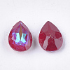 Pointed Back Resin Rhinestone Cabochons CRES-S380-13x18mm-C05-2