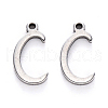 201 Stainless Steel Charms STAS-R105-C-1