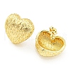 Rack Plating Brass Heart Stud Earrings EJEW-Q779-09G-2