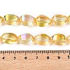 Electroplate Glass Beads Strands EGLA-T028-01E-4
