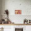 Rectangle Vintage Metal Iron Sign Poster AJEW-WH0157-152-6