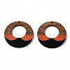 Resin & Walnut Wood Pendants X-RESI-S389-063-2