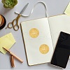 Self Adhesive Gold Foil Embossed Stickers DIY-WH0575-053-6