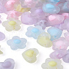 90Pcs 3 Style Transparent Acrylic Beads FACR-PJ0001-01-21