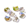 100Pcs Electroplate Glass Beads EGLA-P060-01B-HR03-1