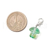 Handmade Lampwork Mushroom Pendant Decorations HJEW-JM03390-3
