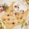 SUNNYCLUE 100Pcs 14 Styles Daisy Food Grade Eco-Friendly Focal Silicone Beads SIL-SC0002-16-4