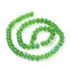 Electroplate Glass Beads Strands X1-EGLA-A034-T8mm-L08-2