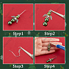 SUNNYCLUE DIY Christmas Fairy Earring Making Kit DIY-SC0022-83-6