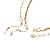 2Pcs 2 Style Natural Red Jasper Teardrop & Brass Initial Letter A Pendants Necklaces Set NJEW-JN04045-6