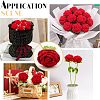 Cotton Knitting Artificial Flower AJEW-WH0013-51-6