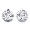 Non-Tarnish 304 Stainless Steel Pendants STAS-N098-210P-1