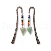 Natural Green Aventurine Bookmark AJEW-C025-01D-2