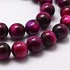 Natural Tiger Eye Bead Strands G-D840-54-8mm-04-3