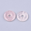 Natural Rose Quartz Pendants X-G-S349-22A-01-2