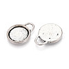 Tibetan Style Alloy Pendant Cabochon Settings PALLOY-N178-03AS-2