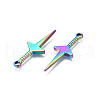 Ion Plating(IP) 304 Stainless Steel Pendants STAS-N098-059-3