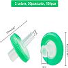 Olycraft 100Pcs 2 Colors Plastic Disposable Microporous Needle Syringe Filter AJEW-OC0002-54-2